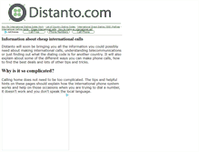 Tablet Screenshot of distanto.com